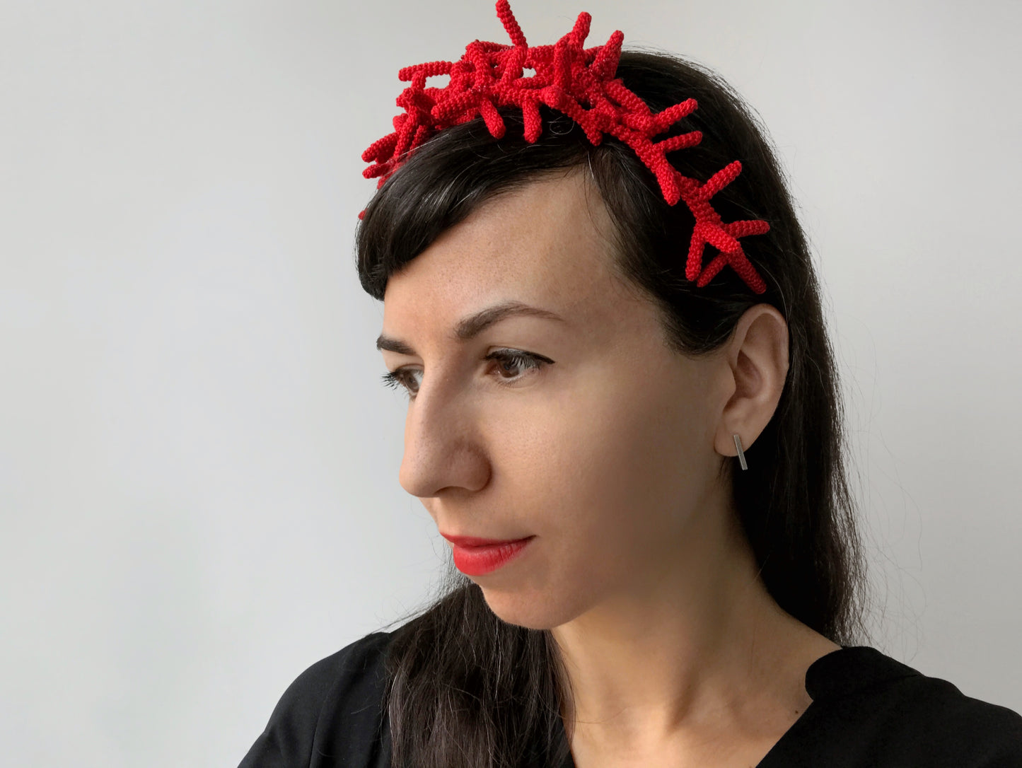 Red Coral Headband