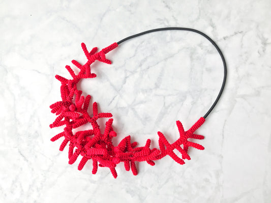 Red Coral Headband